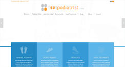 Desktop Screenshot of footpodiatrist.com
