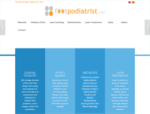 Tablet Screenshot of footpodiatrist.com
